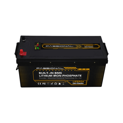 Elektrikli Forklift EV Güneş Sistemi Enerji Depolama LFP Pil Paketi BMS ile 24V 150Ah