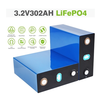 Konut ESS için Uzun Döngülerle Şarj Edilebilir LFP 3.2v 302ah LiFePO4 Prizmatik Hücre