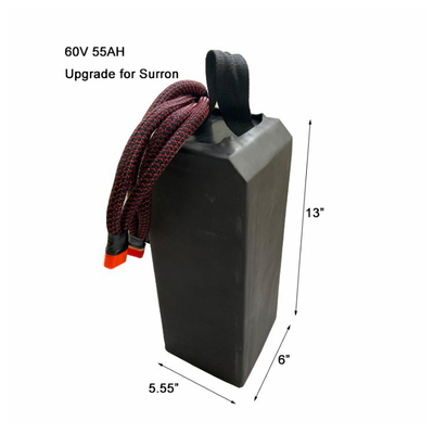 Sur Ron Light Bee için 60v 55ah 72v 32ah 40ah Li Ion Pil Paketi NMC Yükseltmesi