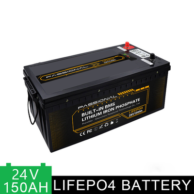 Elektrikli Forklift EV Güneş Sistemi Enerji Depolama LFP Pil Paketi BMS ile 24V 150Ah