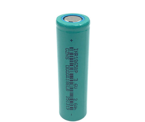 Elektrikli Araç Elektrikli El Aletleri için 2600MAh NCM 3.7 Volt 3C 18650 Pil Hücresi
